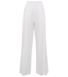 Chloé High Waist Wide Leg Trousers In White