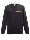 Alexander Mcqueen Black Cotton Sweatshirt With Logo