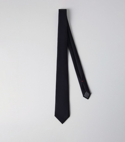 Brunello Cucinelli Virgin Wool Tie In Grey