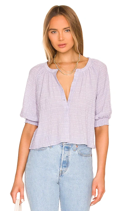 Bb Dakota By Steve Madden Pleasant Demeanor Top In Lavender | ModeSens