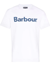 Barbour Logo-print Cotton T-shirt In White