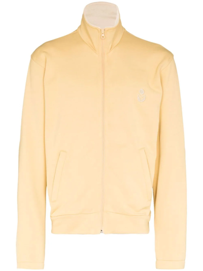 Isabel Marant Issoper Logo-embroidered Track Jacket In Neutrals