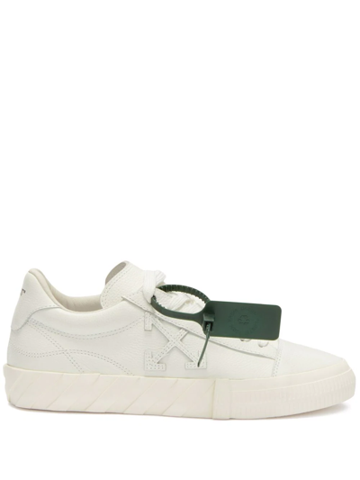 Off-white Vulcanized Low-top Sneakers In White