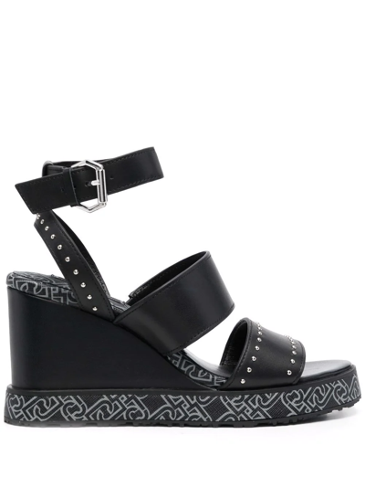 Liu •jo Nicole 95mm Sandals In Schwarz