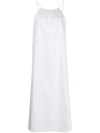 Anine Bing Bree Crisp Cotton Midi Dress In White