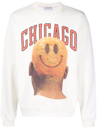 Ih Nom Uh Nit Graphic-print Sweatshirt In Nude