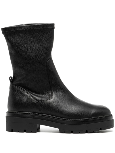 Carvela Leather Sincere Ankle Boots 30 In Schwarz