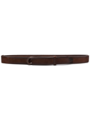 Orciani Bull No Buckle Belt In Braun