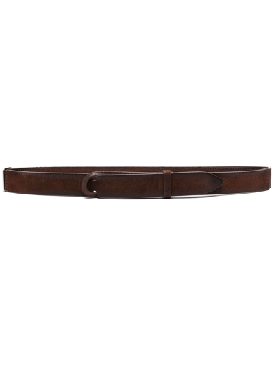 Orciani Bull No Buckle Belt In Black