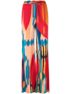 ETRO ABSTRACT-PRINT WIDE-LEG TROUSERS