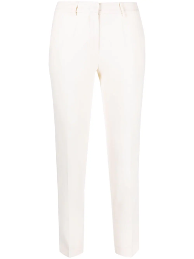 Blanca Vita Peonia Cropped Trousers In Nude