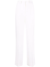Blanca Vita Pareskia Wide-leg Tailored Trousers In Weiss
