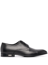 CASADEI LACE-UP LEATHER OXFORD SHOES