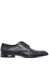 CASADEI PERFORATED LEATHER OXFORD SHOES