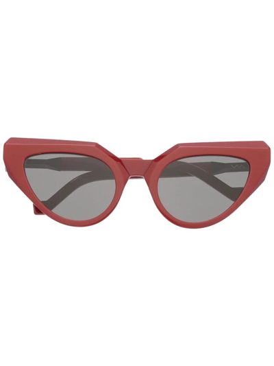 Vava Eyewear Chunky Cat Eye Sunglasses In Rot
