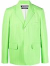 Jacquemus La Veste Bacio In Grün