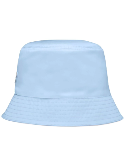 Prada Re-nylon Bucket Hat In Blau
