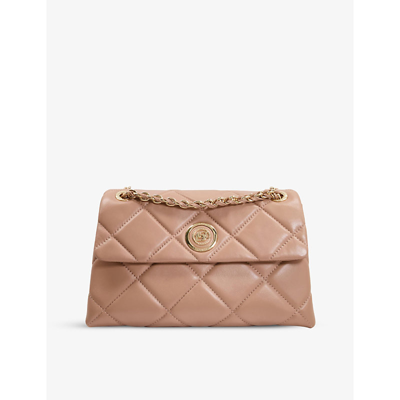 Dune Duchess Large Quilted-leather Shoulder Bag In Caramel-leather