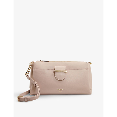 Dune Darlena Faux-leather Cross-body Bag In Nude-plain Synthetic