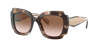 Prada Woman Sunglasses Pr 16ysf In Brown Gradient