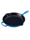 Le Creuset 11.75" Signature Iron Handle Skillet In Blue