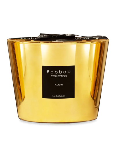 Baobab Collection Les Exclusives Aurum Candle In Gold