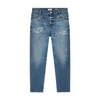 Closed X-lent Relaxed Tapered Leg Organic Cotton Jeans In Mid Blue