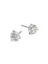 Saks Fifth Avenue Women's 14k White Gold & 1.5 Tcw Round Diamond Stud Earrings