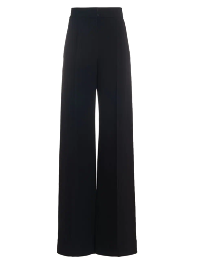 Another Tomorrow Doppio Wide Leg Pant In Black