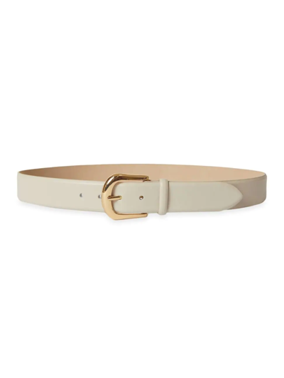 B-low The Belt Kennedy Leather Belt In Bone Gold