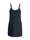 Beyond Yoga Essential Stretch Mini Dress In Nocturnal Navy
