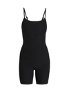 Beyond Yoga Space Dye Get In Gear Biker Jumpsuit In Darkest Night