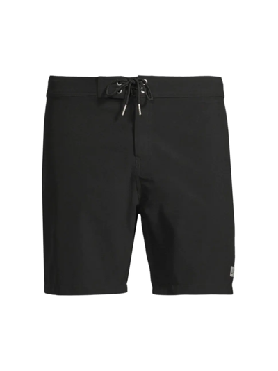 Bather Solid Black Technical Trunks