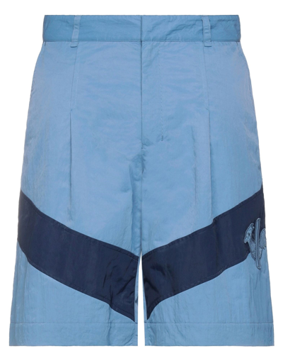 Rossignol Man Shorts & Bermuda Shorts Azure Size 32 Polyamide In Blue