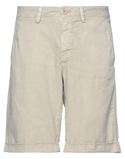 Modfitters Man Shorts & Bermuda Shorts Beige Size 30 Linen, Cotton, Elastane