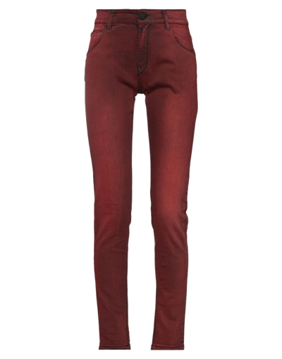 Frankie Morello Jeans In Red