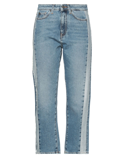 Armani Exchange Denim Cropped In Blue