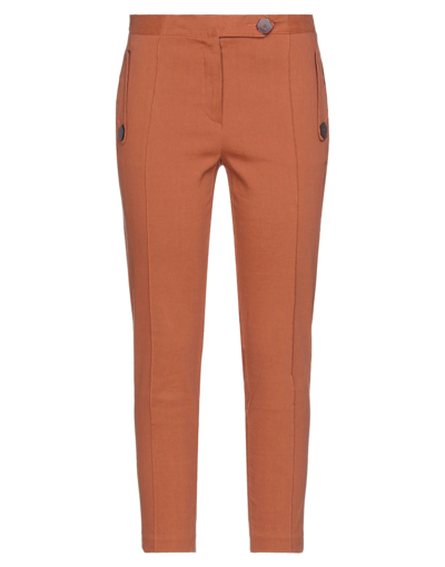 Cristinaeffe Pants In Brown