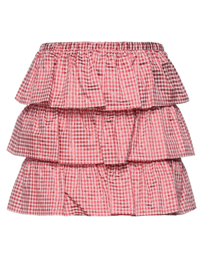 Altea Mini Skirts In Red