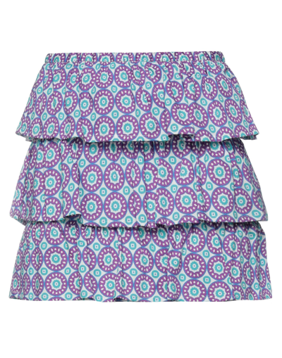 Altea Mini Skirts In Purple