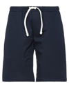 Attrezzeria 33 Man Shorts & Bermuda Shorts Midnight Blue Size Xxl Cotton, Elastane