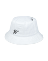 WE11 DONE WE11 DONE MAN HAT WHITE SIZE ONESIZE COTTON