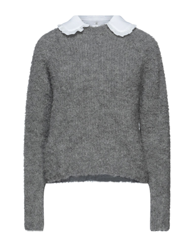 Elisabetta Franchi Sweaters In Grey