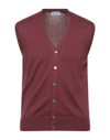 Gran Sasso Cardigans In Maroon