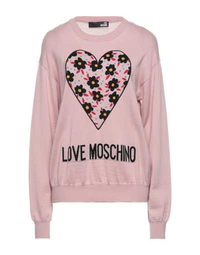 Love Moschino Sweaters In Pink