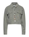 The Editor Denim Outerwear In Military Green