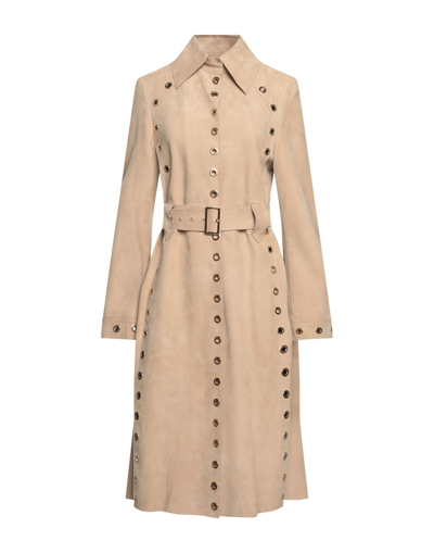 Alberta Ferretti Coats In Beige