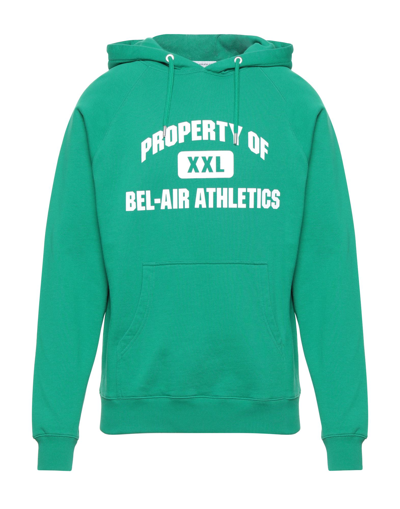 BEL-AIR ATHLETICS BEL-AIR ATHLETICS MAN SWEATSHIRT GREEN SIZE XL COTTON