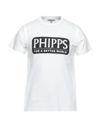 PHIPPS PHIPPS MAN T-SHIRT WHITE SIZE M ORGANIC COTTON