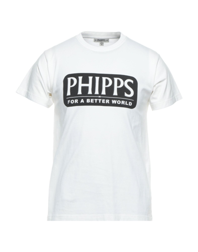 PHIPPS PHIPPS MAN T-SHIRT WHITE SIZE M ORGANIC COTTON